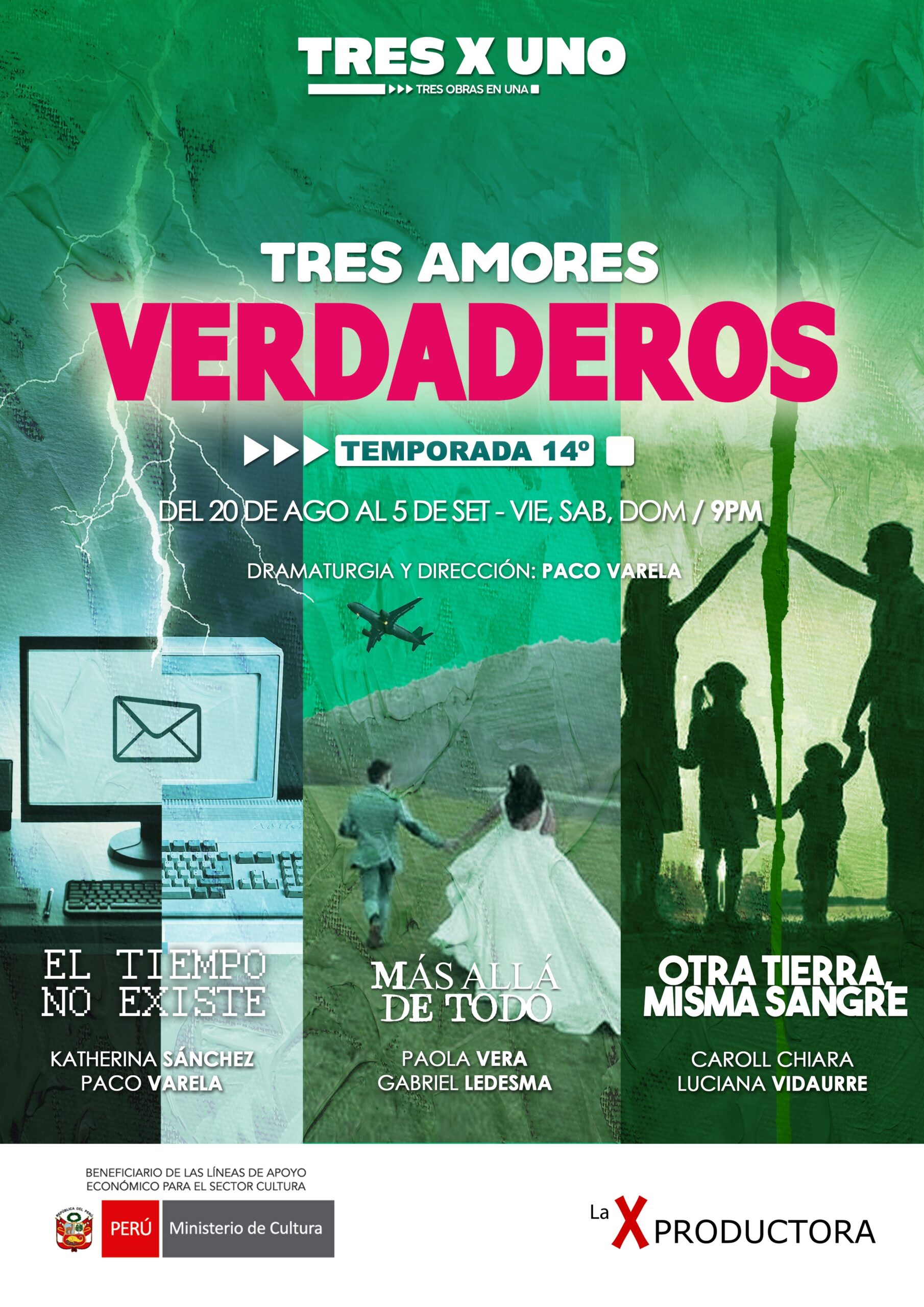 TRES AMORES VERDADEROS D2908-2100
